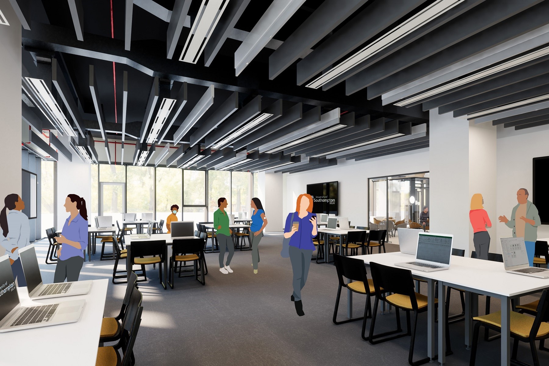 Light and airy teaching spaces