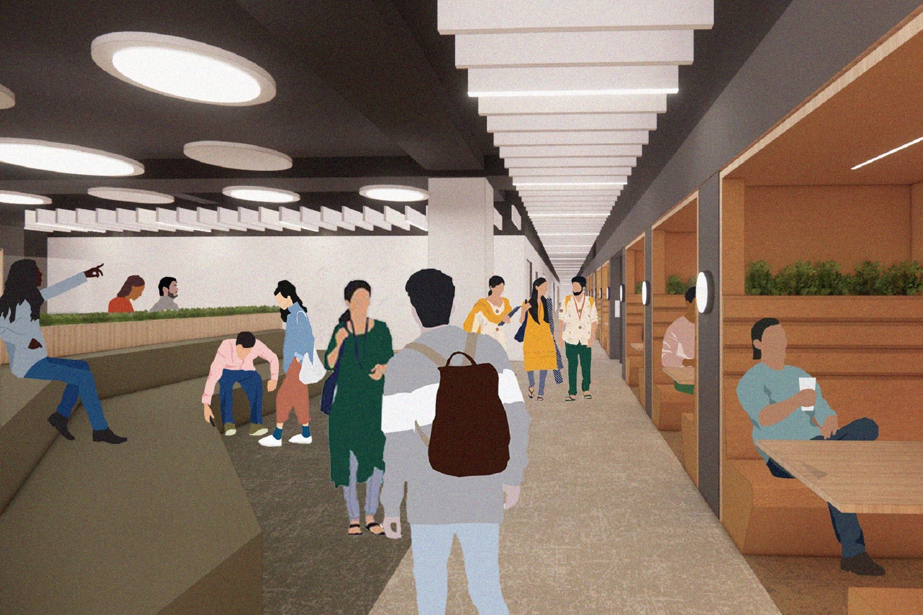 Study, plan and work together in comfort