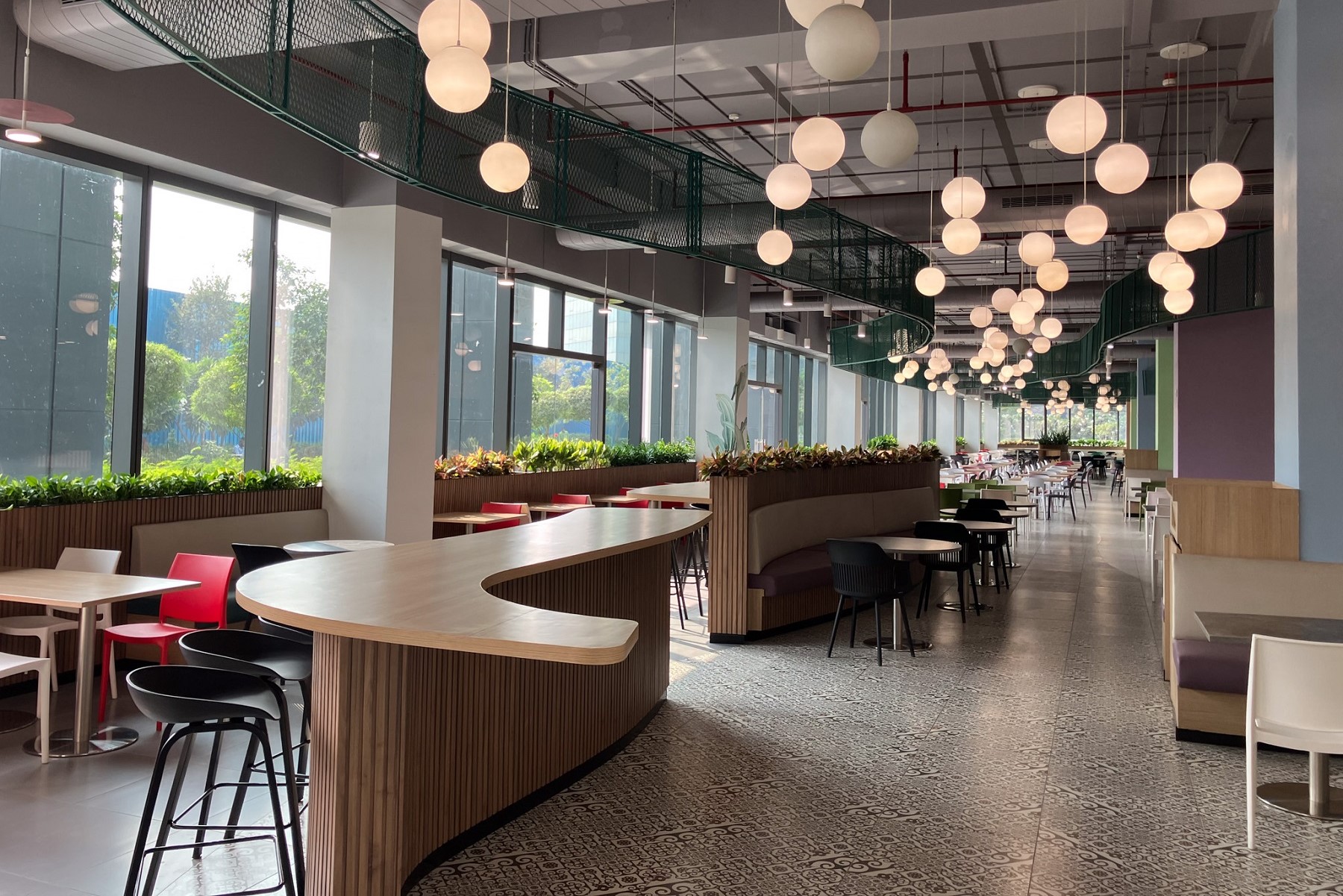 Socialise and relax as you eat